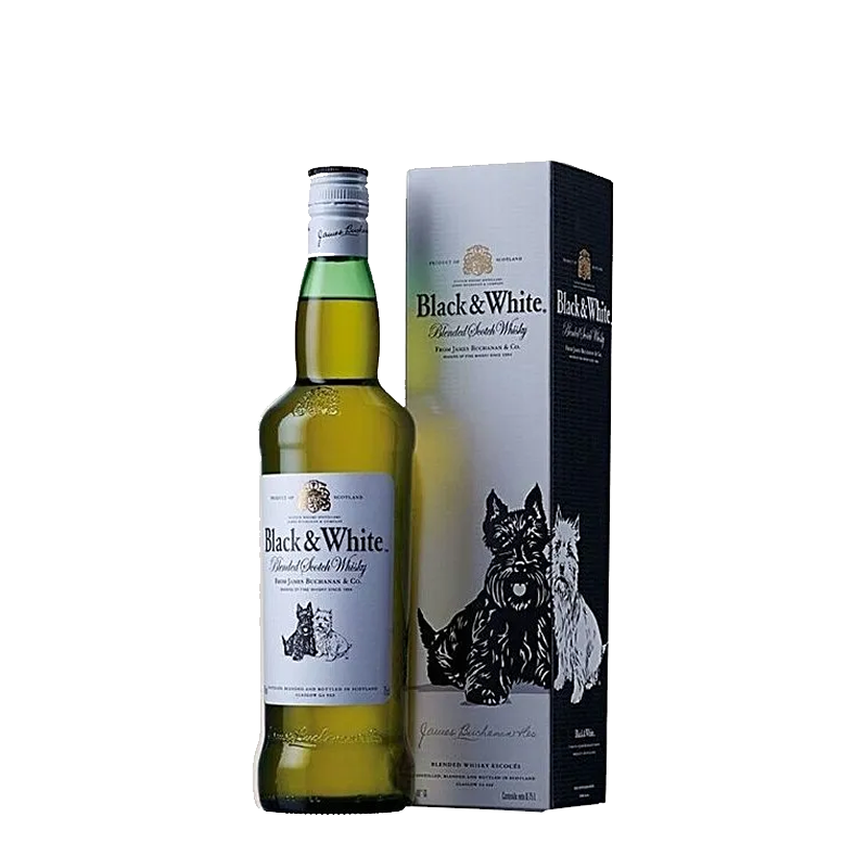 BLACK & WHITE </br>- 750 ML