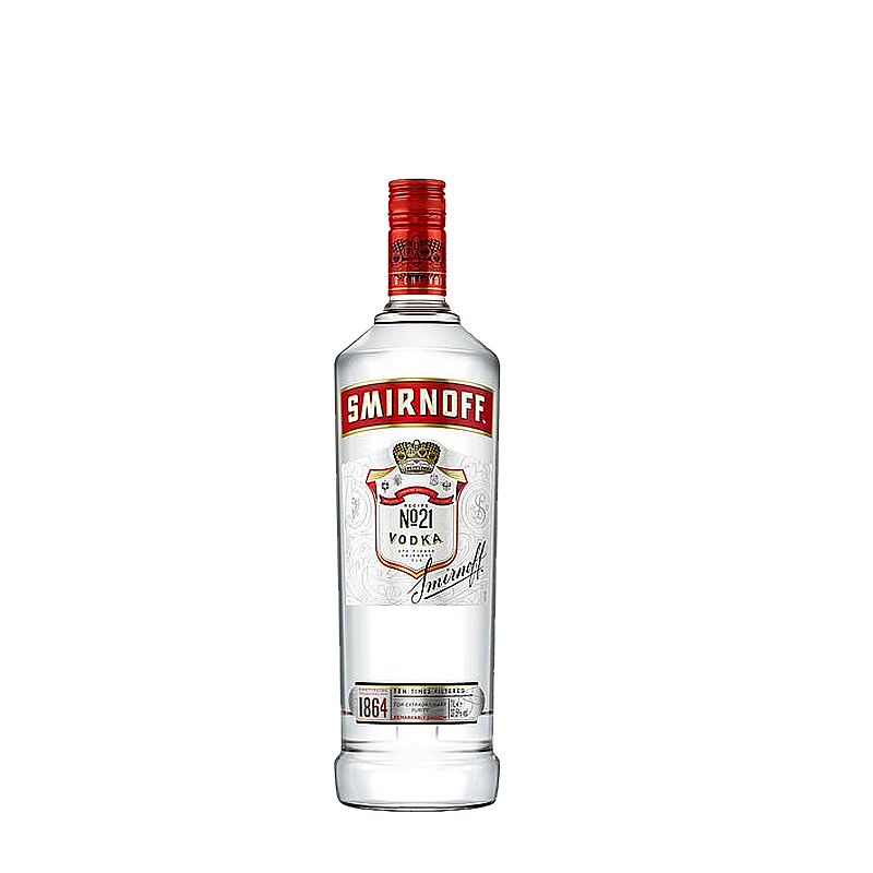 SMIRNOFF RED VODKA  </br>- 1LTR