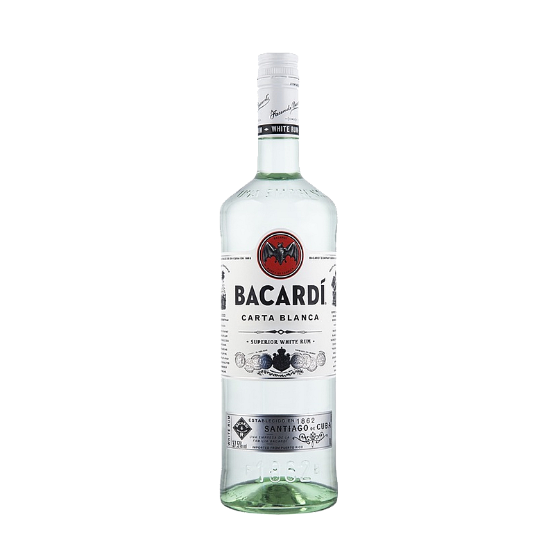 BACARDI CARTA BLANCA </BR>1 LITRE