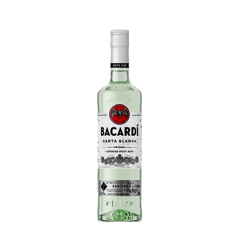 BACARDI CARTA BLANCA RUM <br/>750ML