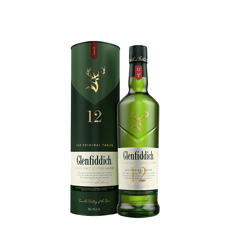 GLENFIDDICH 12YRS </br>750ML