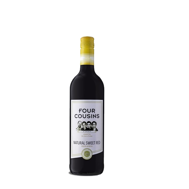 FOUR COUSINS NATURAL SWEET RED</BR> 750ML