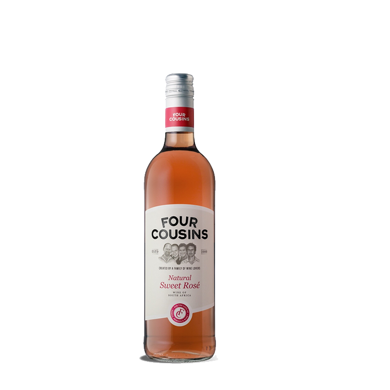 FOUR COUSINS NATURAL SWEET ROSE </BR>750ML