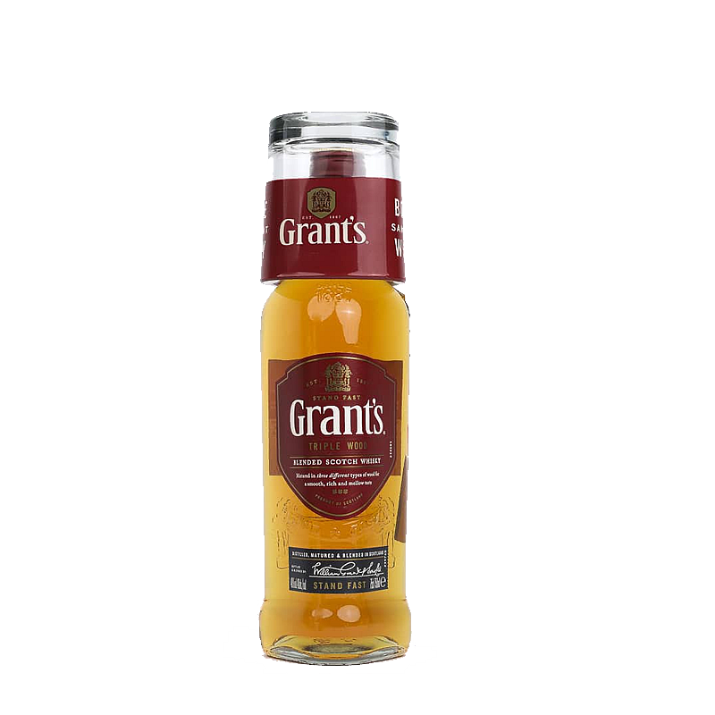 GRANTS WITH GLASS </BR>750ML